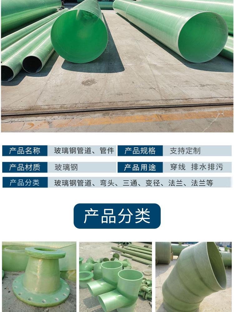 玻璃鋼管綠色環(huán)保是用市政給水管 玻璃鋼管綠色環(huán)保是用市政給水管